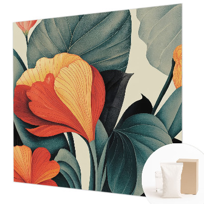 Fototapeta fizelinowa z nadrukiem Kolorowe kwiaty