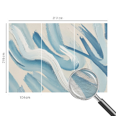 Dekoracyjna fototapeta na ścianę Abstrakcyjne pociągnięcia