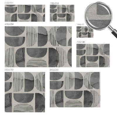 Fototapeta na ścianę z motywem kształtów geometrycznych