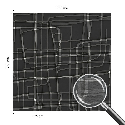 Tapeta fotograficzna z abstrakcyjnym motywem linii