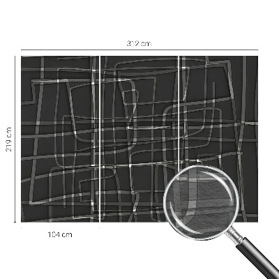 Tapeta fotograficzna z abstrakcyjnym motywem linii