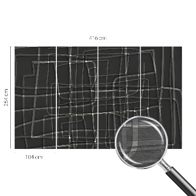 Tapeta fotograficzna z abstrakcyjnym motywem linii