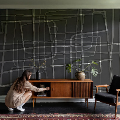 Tapeta fotograficzna z abstrakcyjnym motywem linii