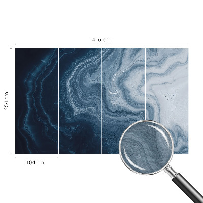 Fototapeta na ścianę Fototapeta na ścianę Niebieskie fale