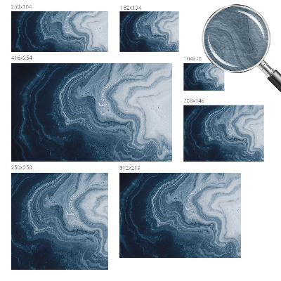 Fototapeta na ścianę Fototapeta na ścianę Niebieskie fale