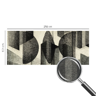 Dekoracyjna fototapeta na ścianę z geometrycznym wzorem