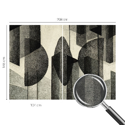 Dekoracyjna fototapeta na ścianę z geometrycznym wzorem