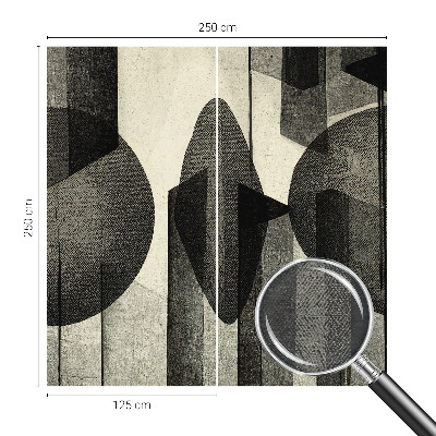 Dekoracyjna fototapeta na ścianę z geometrycznym wzorem