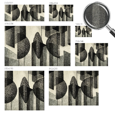 Dekoracyjna fototapeta na ścianę z geometrycznym wzorem