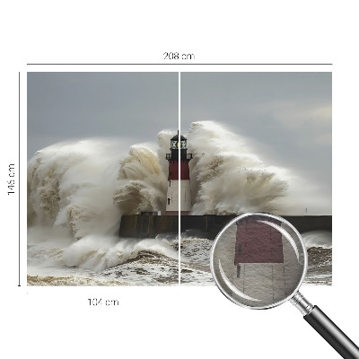 Nowoczesna fototapeta do salonu Nowoczesna fototapeta do salonu Morskie fale