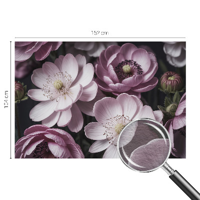 Fototapeta fizelinowa z nadrukiem z motywem kwiatowym w eleganckim wydaniu
