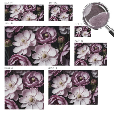 Fototapeta fizelinowa z nadrukiem Fototapeta fizelinowa z nadrukiem Kwiecista elegancja