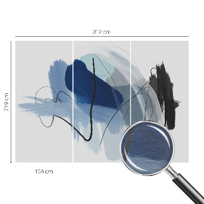 Dekoracyjna fototapeta na ścianę Kolorowe abstrakcje