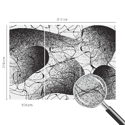 Nowoczesna fototapeta do salonu Abstrakcyjny wzór
