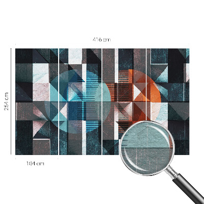 Fototapeta fizelinowa do sypialni Abstrakcyjne formy