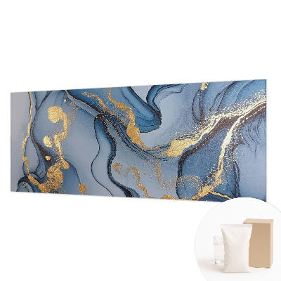 Fototapeta fizelinowa z nadrukiem Niebieskie fale