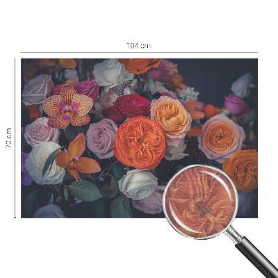 Tapeta fotograficzna z kolorowym bukietem