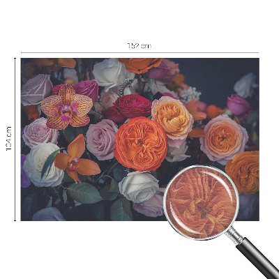 Tapeta fotograficzna z kolorowym bukietem