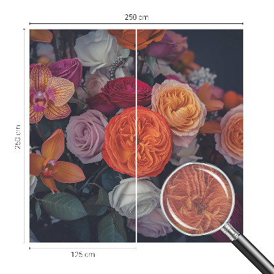 Tapeta fotograficzna z kolorowym bukietem