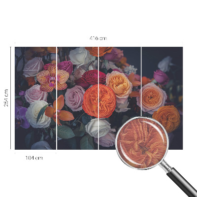 Tapeta fotograficzna Kolorowy bukiet