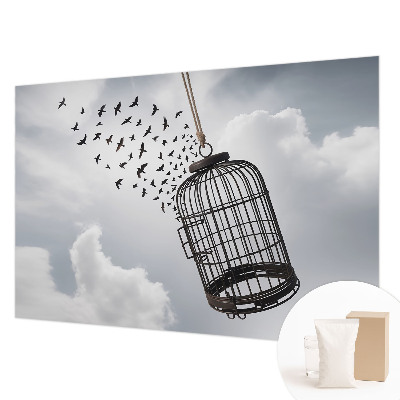 Tapeta fotograficzna fizelinowa Tapeta fotograficzna fizelinowa Ptaki fruwające