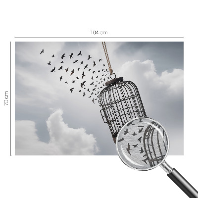 Tapeta fotograficzna fizelinowa Ptaki fruwające