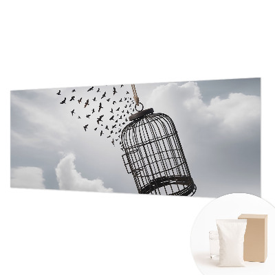 Tapeta fotograficzna fizelinowa Ptaki fruwające