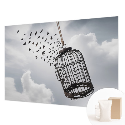 Tapeta fotograficzna fizelinowa Ptaki fruwające