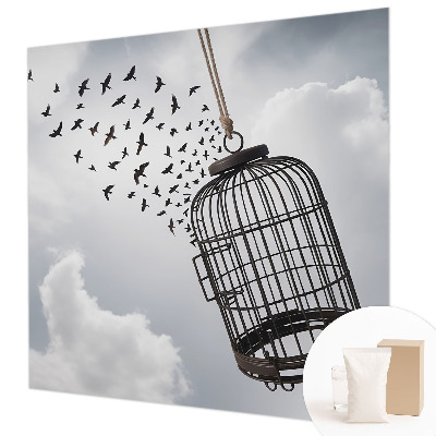 Tapeta fotograficzna fizelinowa Ptaki fruwające