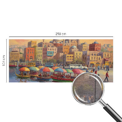 Nowoczesna fototapeta do salonu Nowoczesna fototapeta do salonu Miejskie wybrzeże