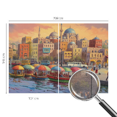 Nowoczesna fototapeta do salonu Nowoczesna fototapeta do salonu Miejskie wybrzeże