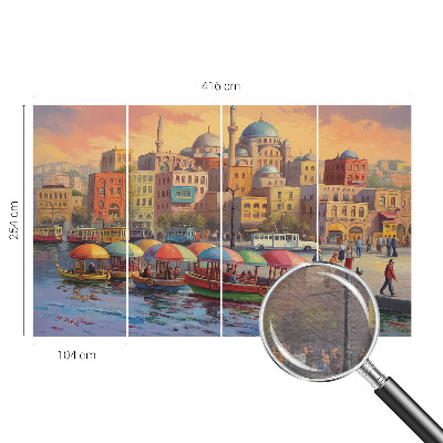 Nowoczesna fototapeta do salonu Nowoczesna fototapeta do salonu Miejskie wybrzeże