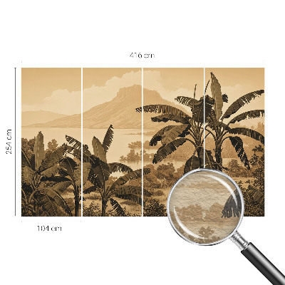 Fototapeta na ścianę z tropikalną panoramą