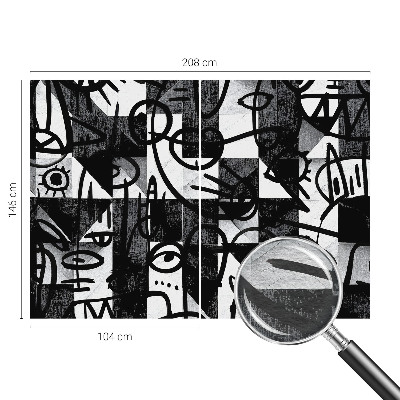 Dekoracyjna fototapeta na ścianę Rysunkowy chaos