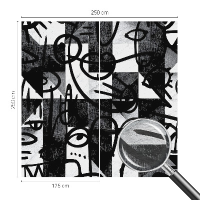 Dekoracyjna fototapeta na ścianę Rysunkowy chaos