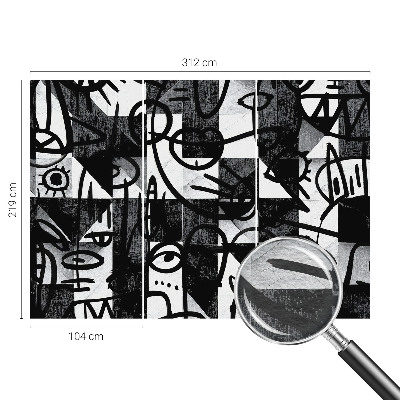 Dekoracyjna fototapeta na ścianę Rysunkowy chaos