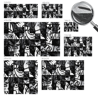 Dekoracyjna fototapeta na ścianę Rysunkowy chaos