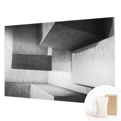 Fototapeta fizelinowa z nadrukiem z motywem geometrycznych rzeźb
