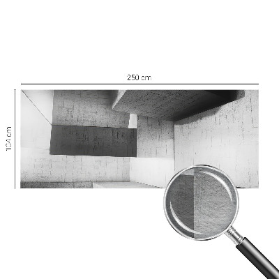 Fototapeta fizelinowa z nadrukiem z motywem geometrycznych rzeźb