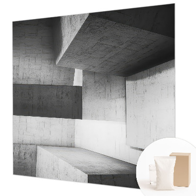 Fototapeta fizelinowa z nadrukiem z motywem geometrycznych rzeźb