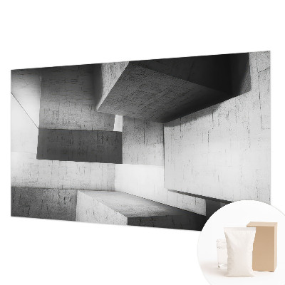 Fototapeta fizelinowa z nadrukiem z motywem geometrycznych rzeźb