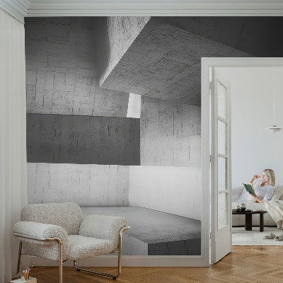 Fototapeta fizelinowa z nadrukiem z motywem geometrycznych rzeźb