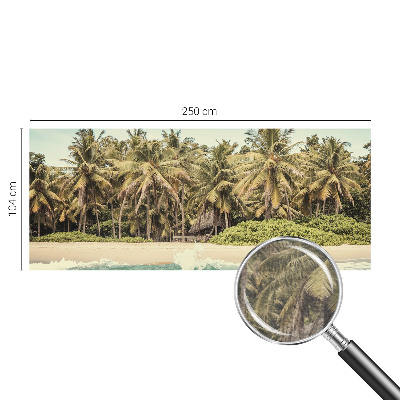 Nowoczesna fototapeta do salonu z motywem plaży tropikalnej
