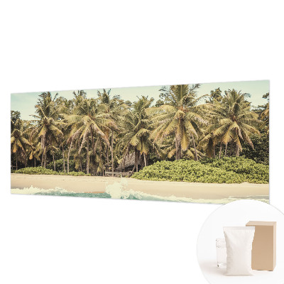 Nowoczesna fototapeta do salonu z motywem plaży tropikalnej