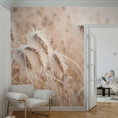 Fototapeta fizelinowa do sypialni z motywem zimowego pejzażu