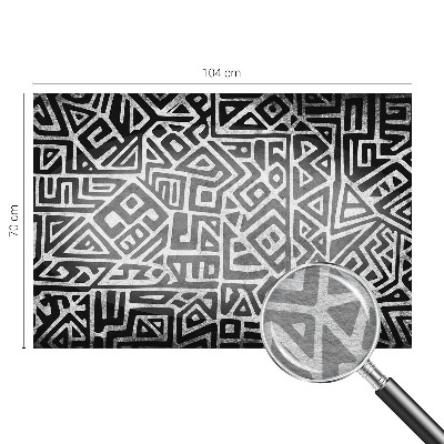 Tapeta fotograficzna fizelinowa z geometrycznym motywem przypominającym labirynt