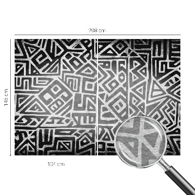 Tapeta fotograficzna fizelinowa z geometrycznym motywem przypominającym labirynt
