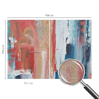 Nowoczesna fototapeta do salonu Kolorowe abstrakcje