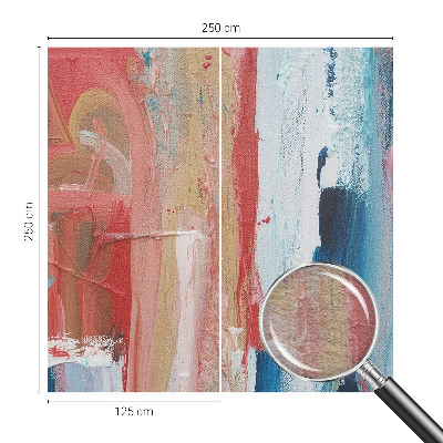 Nowoczesna fototapeta do salonu Kolorowe abstrakcje