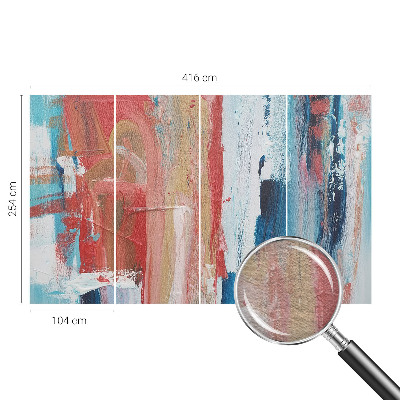 Nowoczesna fototapeta do salonu Kolorowe abstrakcje